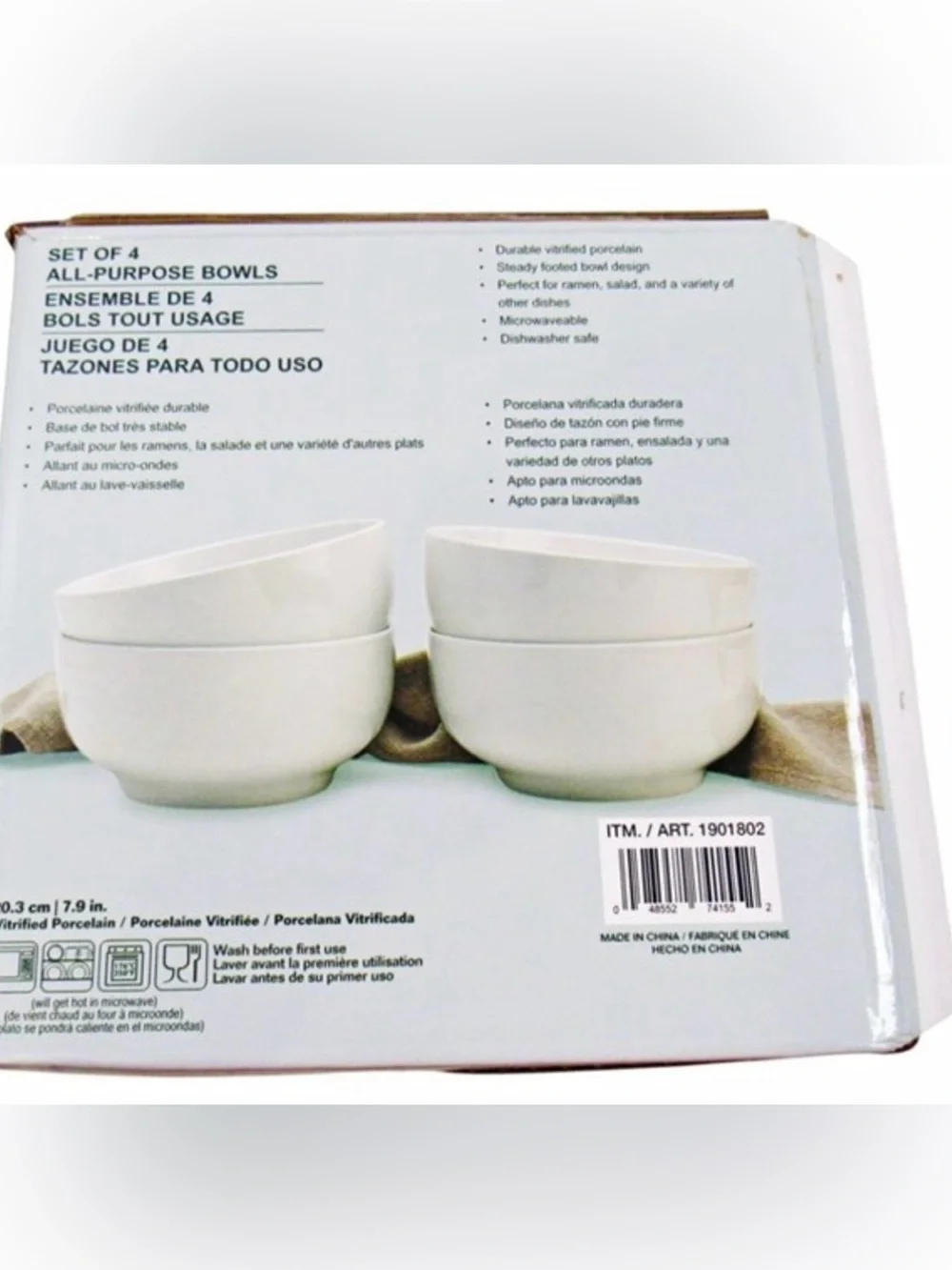 Denmark White All-Purpose Mixing Bowls - Set of 4